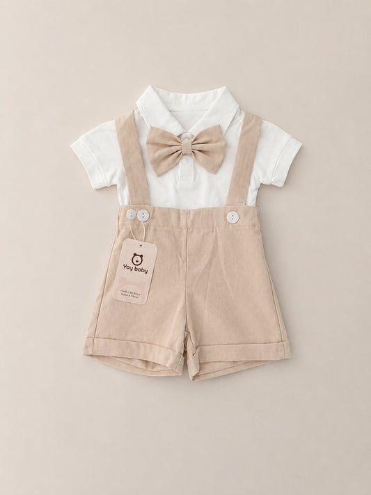 Set de Braga con Tirantes y Romper BAUTIZO