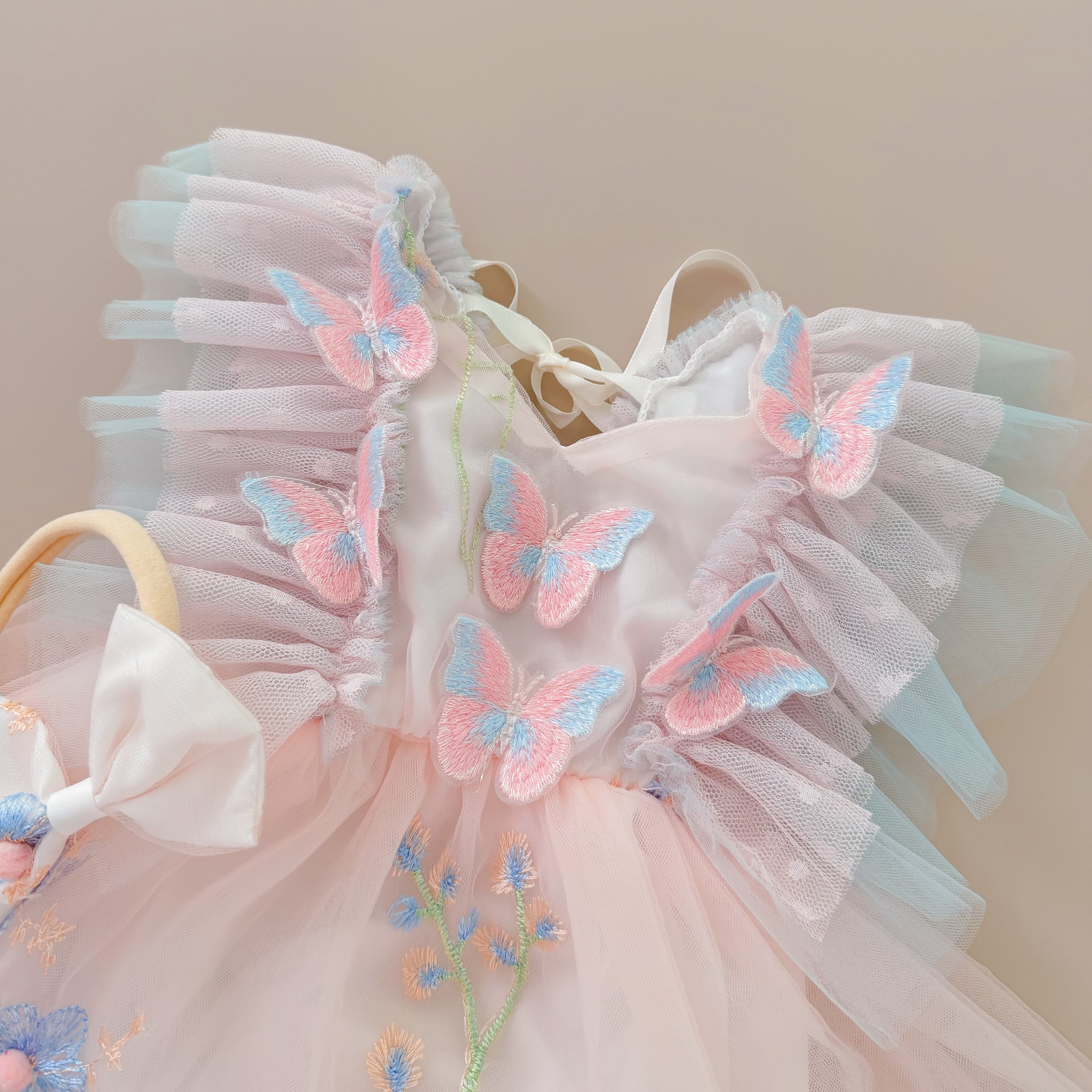 Vestido Body Magic Garden con Diadema