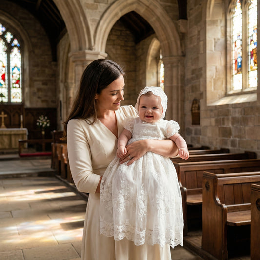 Vestido Bautizo Imperial - ISABEL con Gorro
