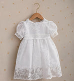 Vestido Bautizo Imperial - TIFANNY con Gorro