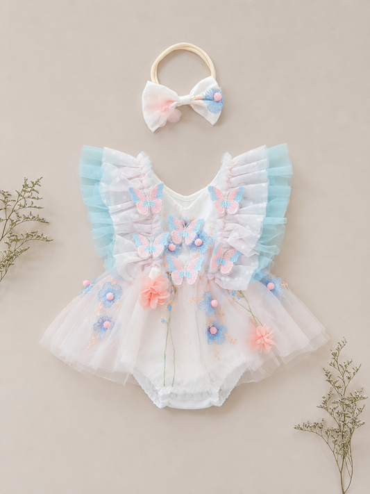 Vestido Body Magic Garden con Diadema
