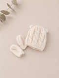 Kit Gorro y Manoplas tejidas