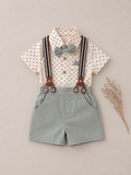 Set de Camisa y Short con tirantes ISANDRO