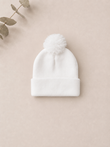 Gorro Pompon Blanco