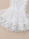 Valencianne Romper Blanco