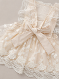 Valencianne Romper Beige