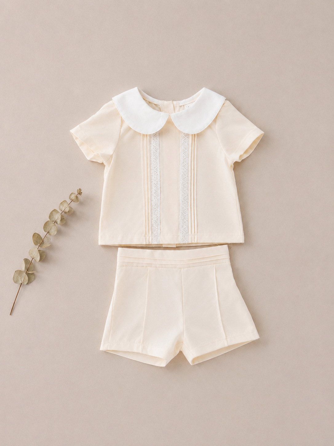 Set de Camisa y Short MILÁN VAINILLA
