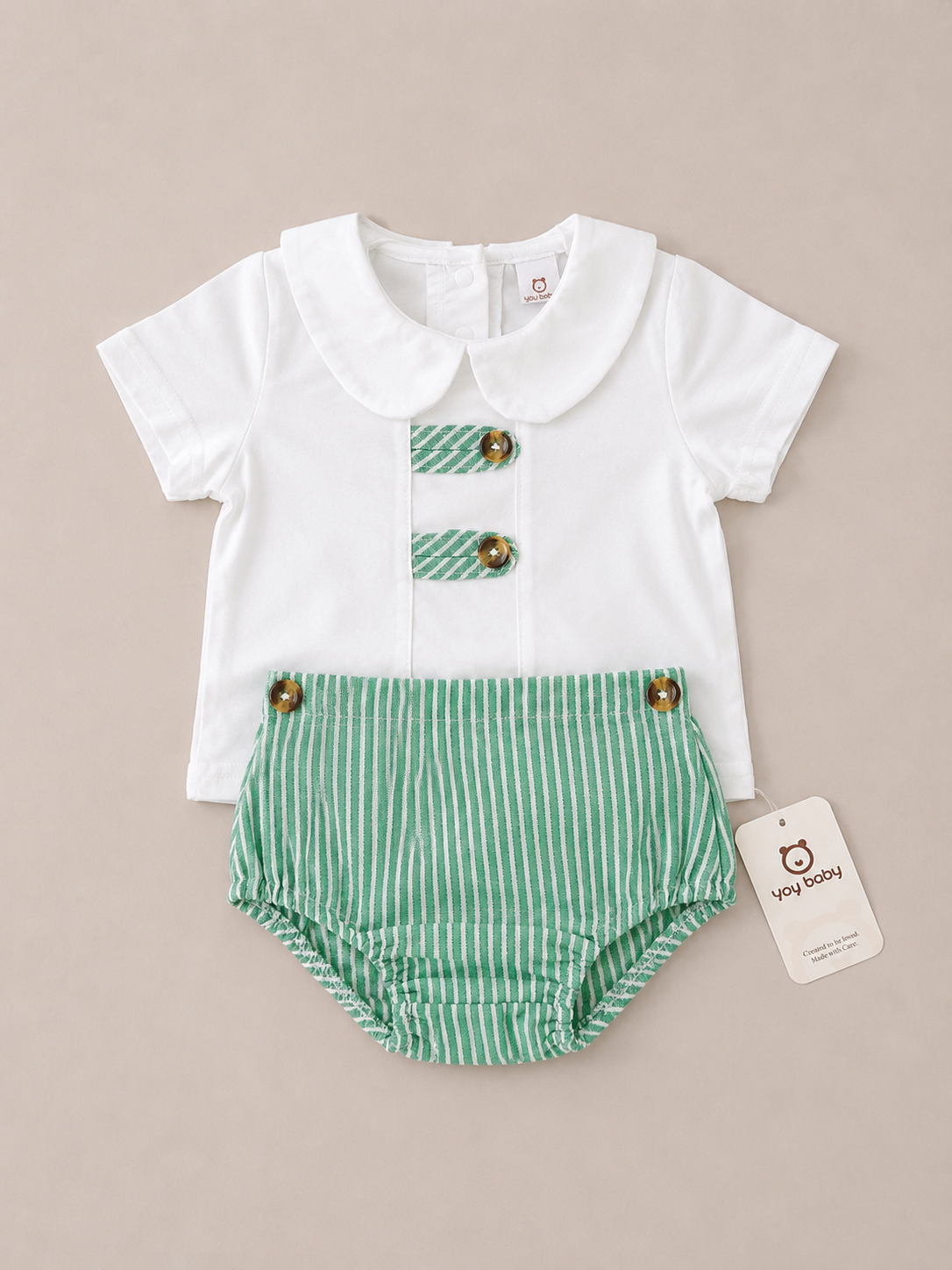 Set de Camisa y Short BABYGREEN