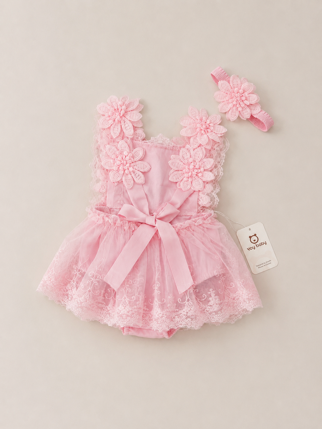 Bohemian romper con Diadema