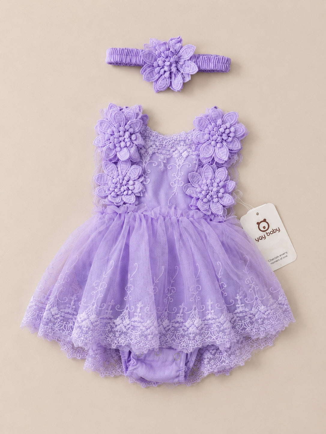 Bohemian romper con Diadema