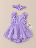 Bohemian romper con Diadema