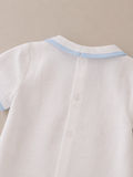 Set de Camisa y Short Lino BLESS AZUL