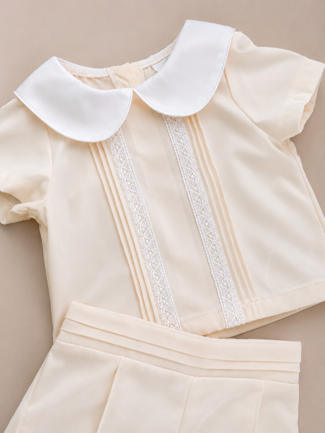 Set de Camisa y Short MILÁN VAINILLA