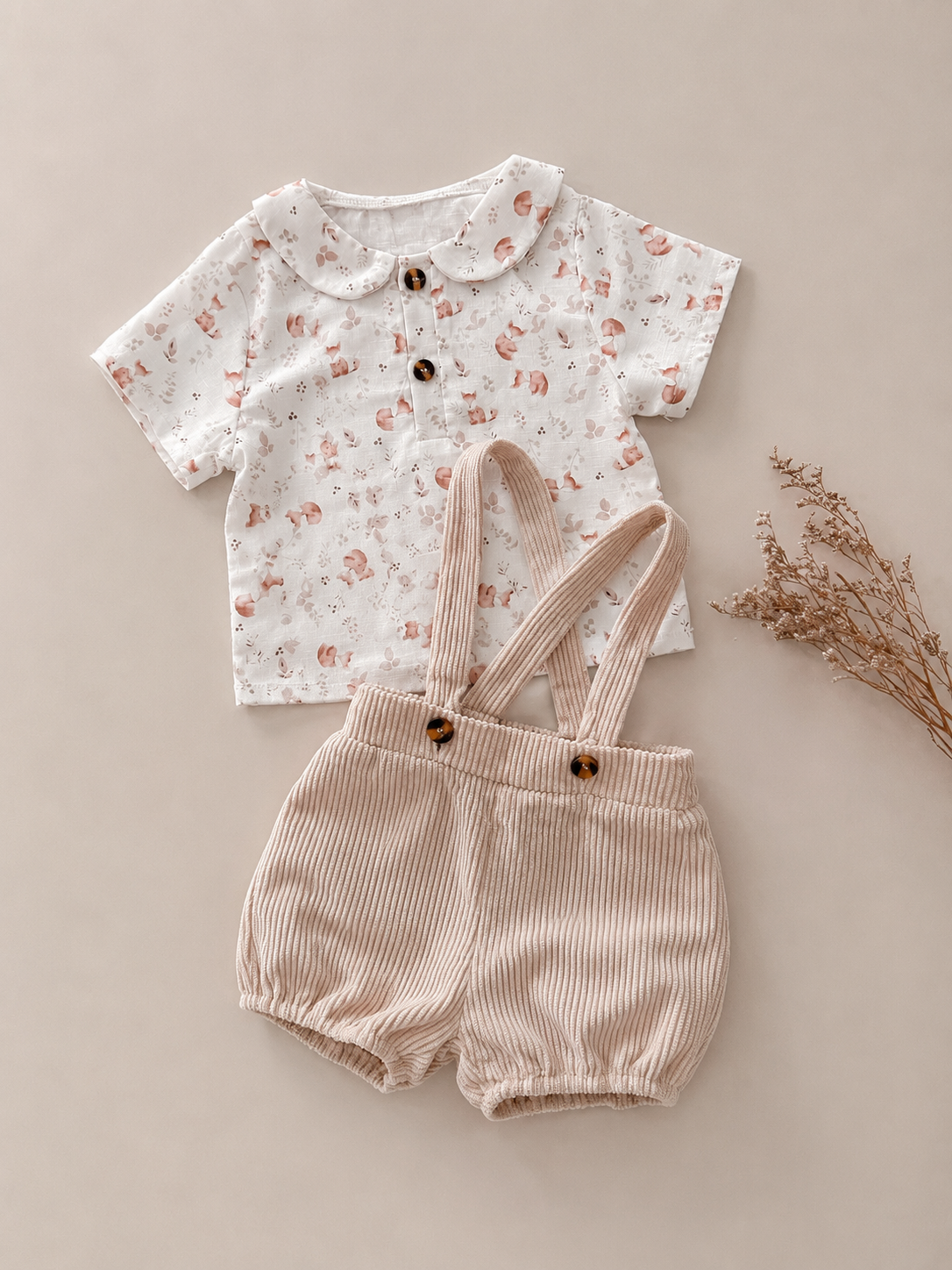 Set de Camisa y Short con tirantes CASSIUS