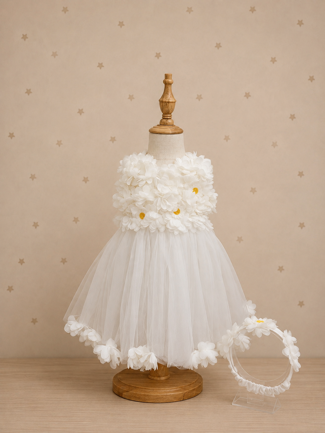 Vestido PUREZA FLORAL - Línea Atelier