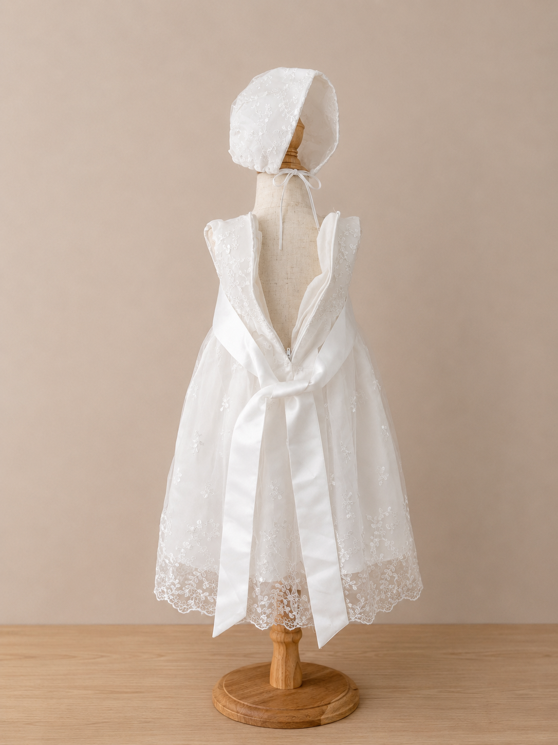 Vestido Bautizo Imperial - BELLOTA con Gorro