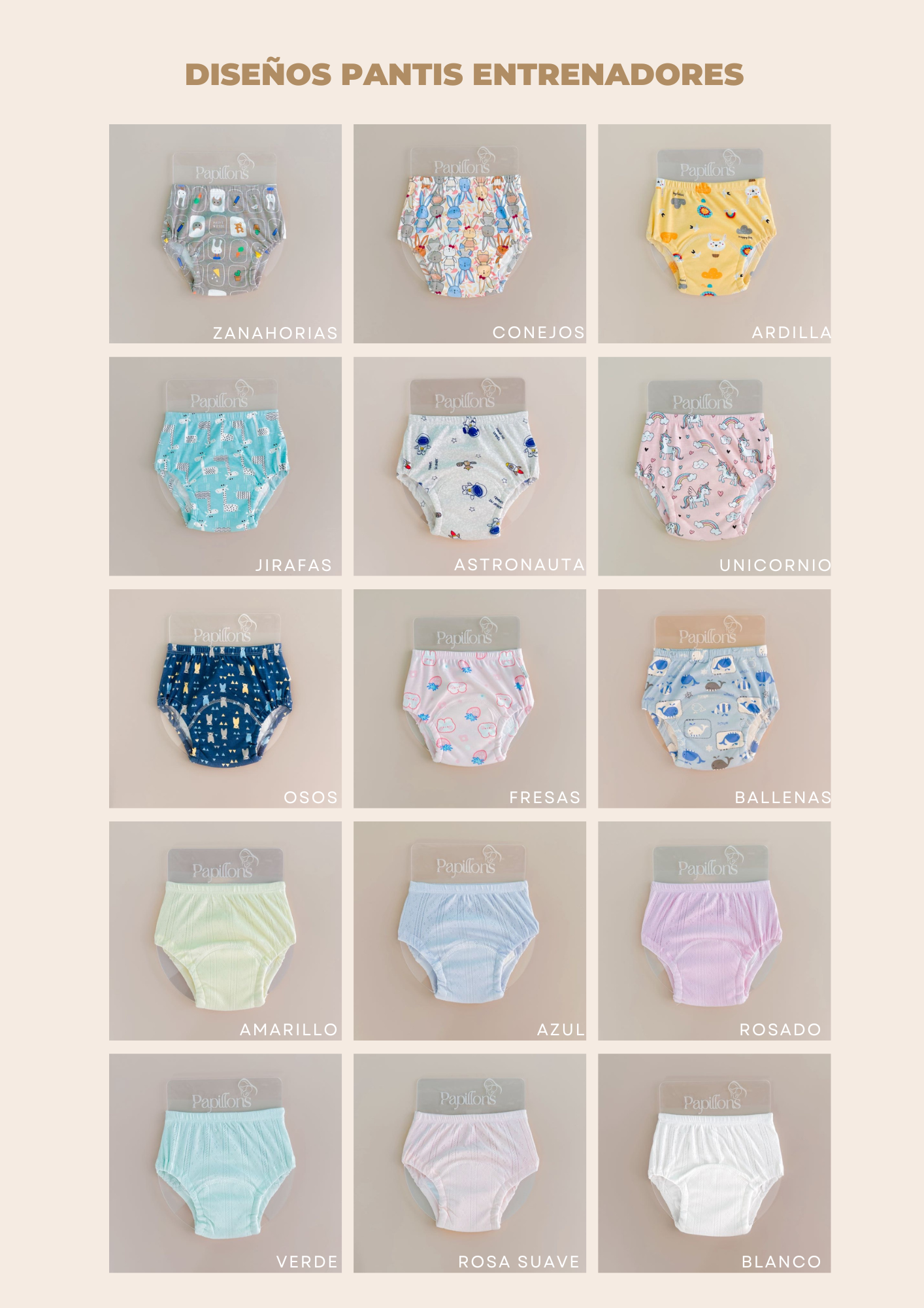 Pantis Entrenadores PAPILLONS