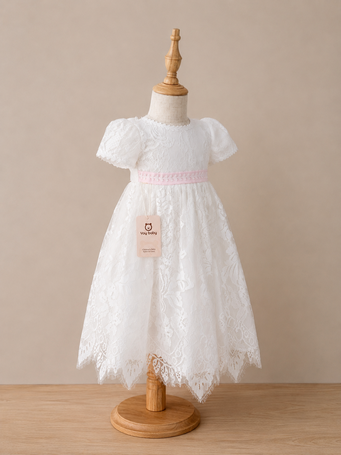 Vestido Bautizo Imperial - MISTICA con Gorro