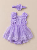 Bohemian romper con Diadema