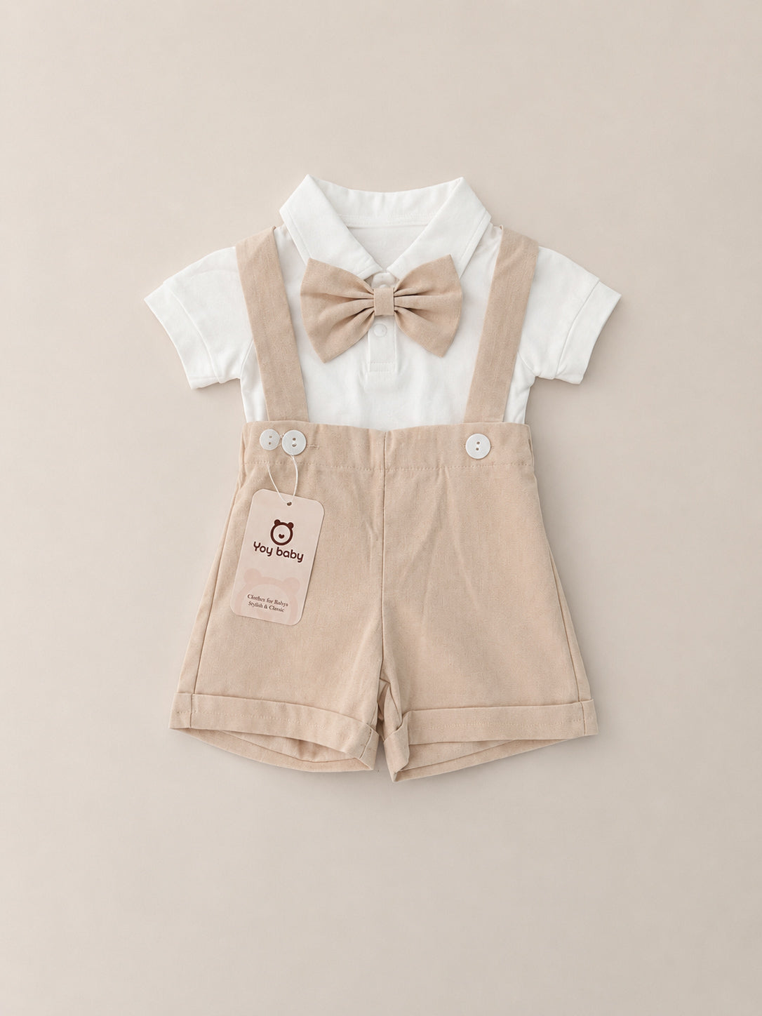 Set de Braga con Tirantes y Romper BAUTIZO