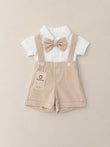 Set de Braga con Tirantes y Romper BAUTIZO