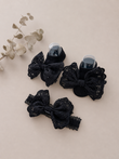 kit Diadema + Media Valeta en encaje Negro