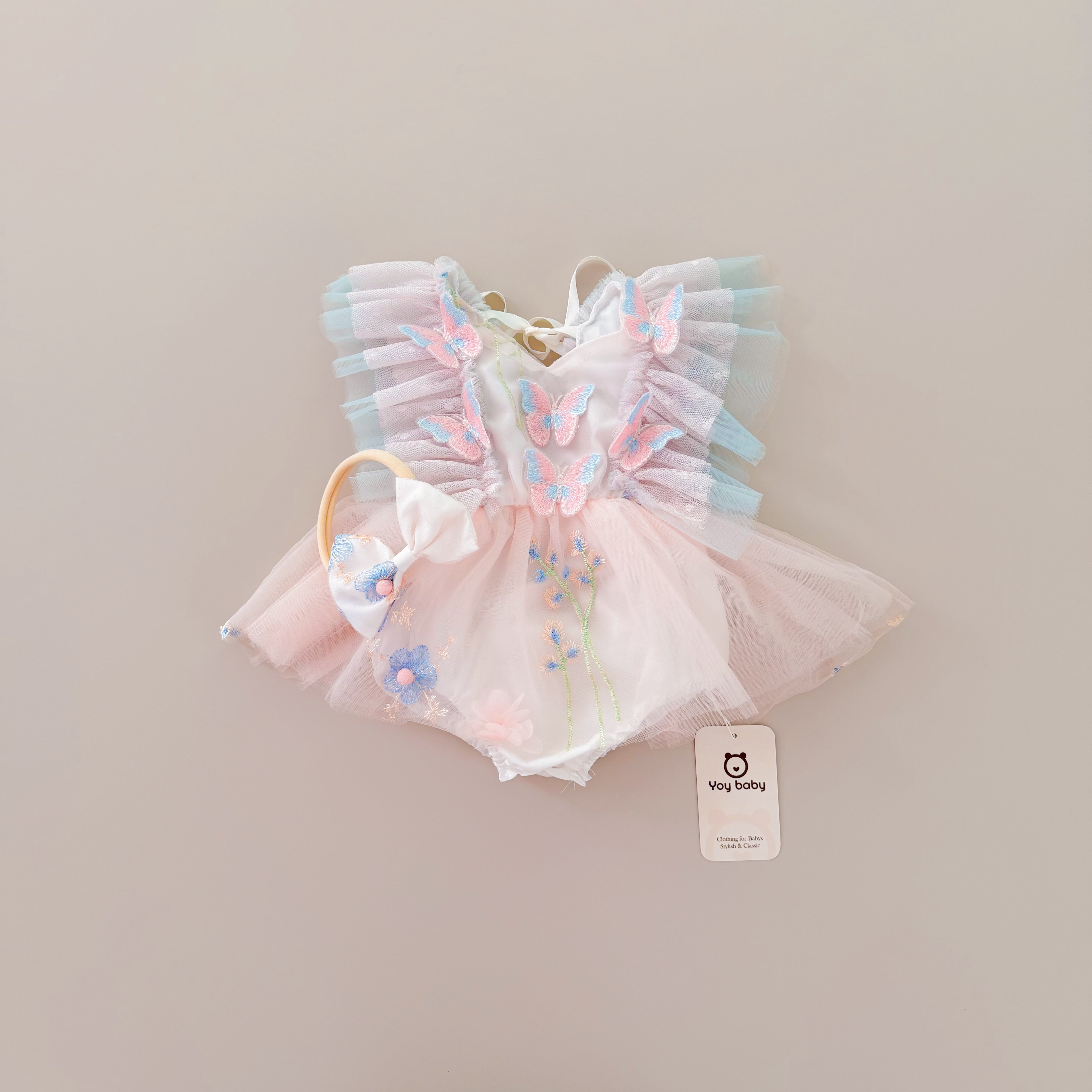 Vestido Body Magic Garden con Diadema