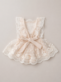 Valencianne Romper Beige