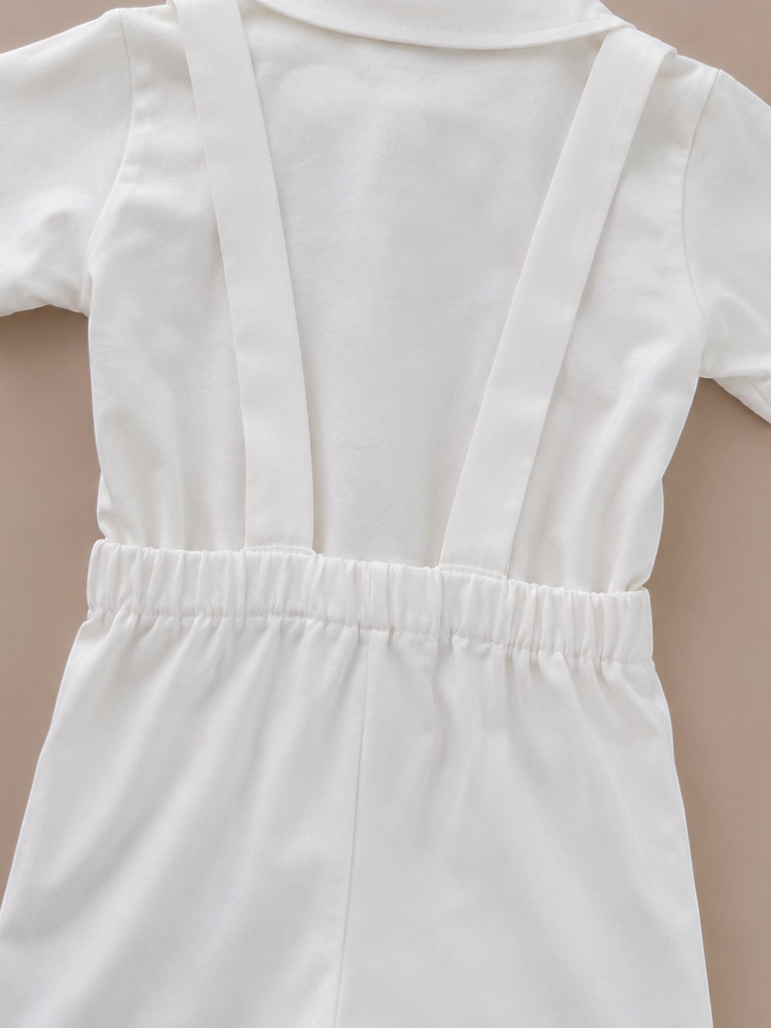 Set de Pantalón con tirantes y Romper ENZO BLANCO