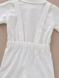Set de Pantalón con tirantes y Romper ENZO BLANCO