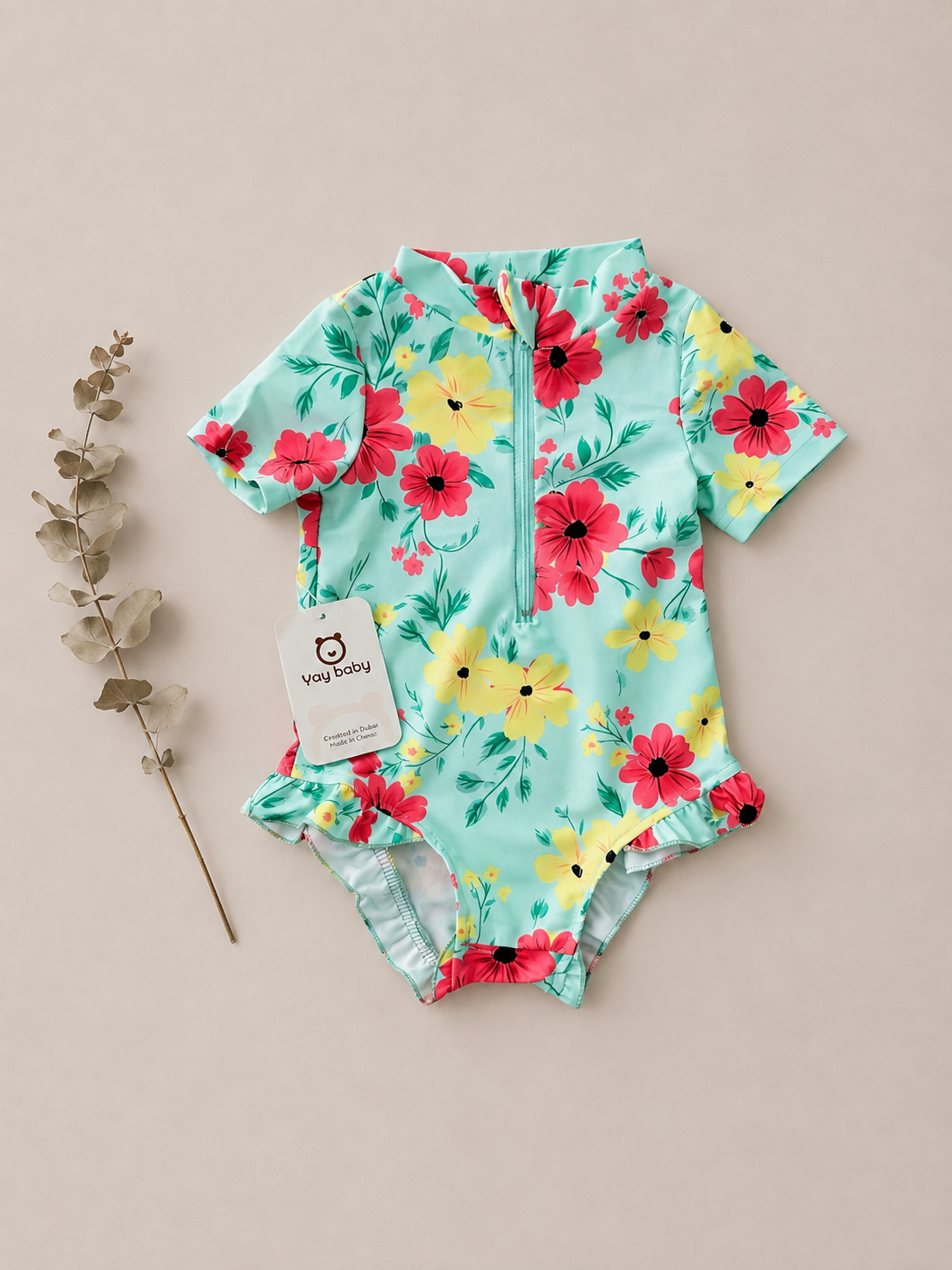 Traje de baño Flower Hawaian