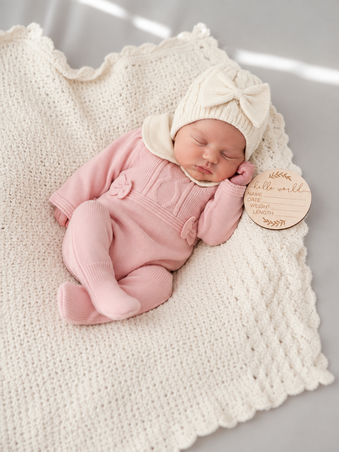 Set Primer Día - LIRA ROSA con Gorro