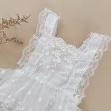 Valencianne Romper Blanco