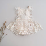 Valencianne Romper Beige