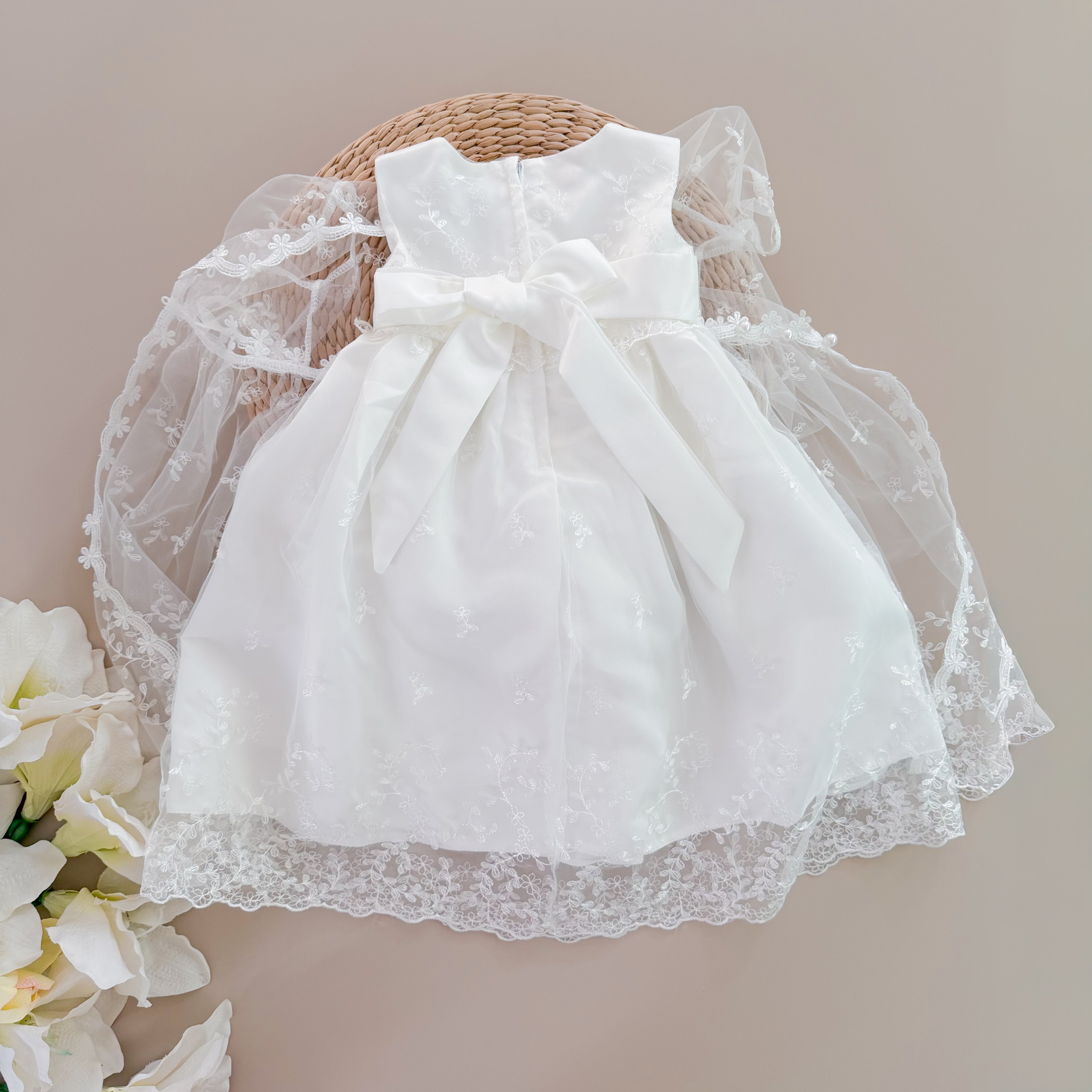 Vestido Bautizo Imperial - BELLOTA con Gorro