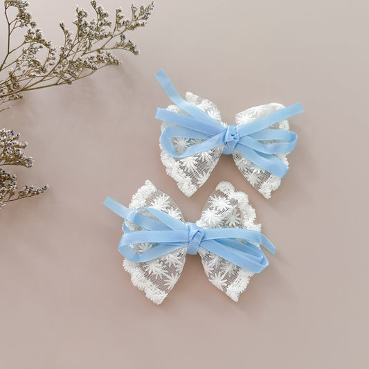 Hebilla Encaje Marfil x 2 Unidades