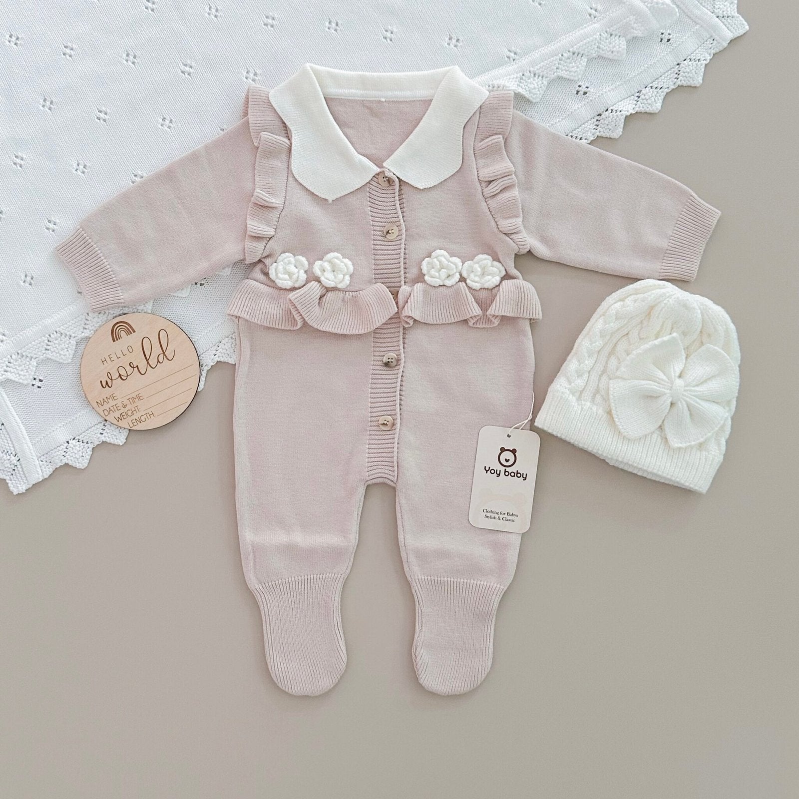 Set Primer Día - Petalo Albaricoque