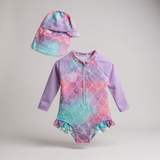 Traje de baño Sirena con gorro