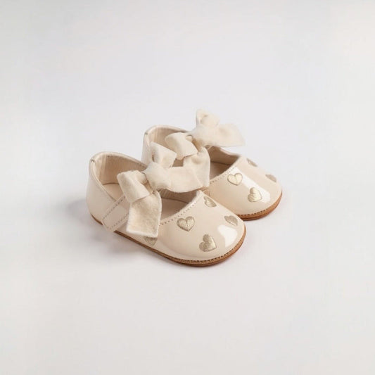 Zapatos Corazon Beige