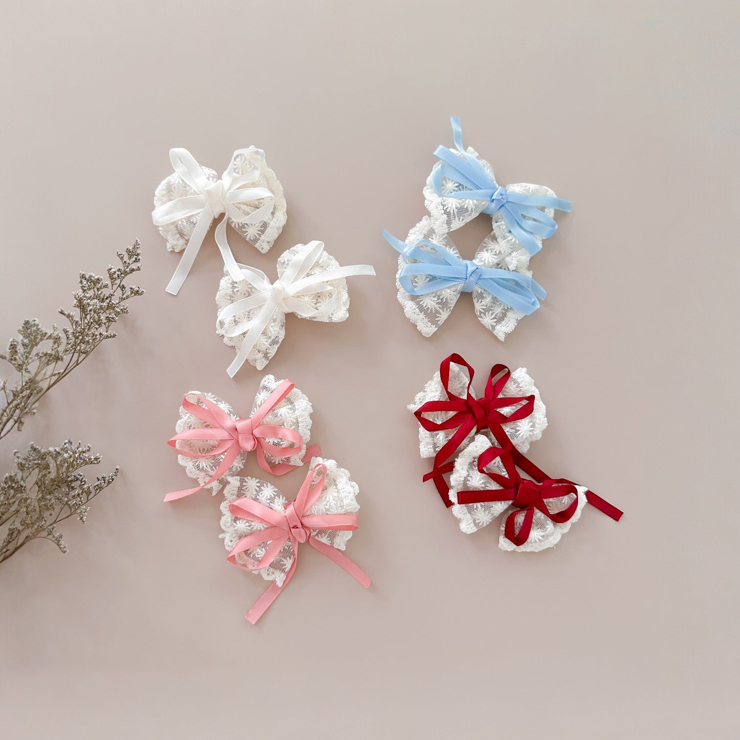 Hebilla Encaje Marfil x 2 Unidades