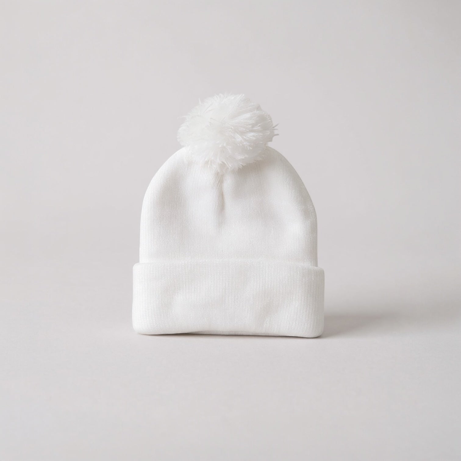 Gorro Pompon Blanco