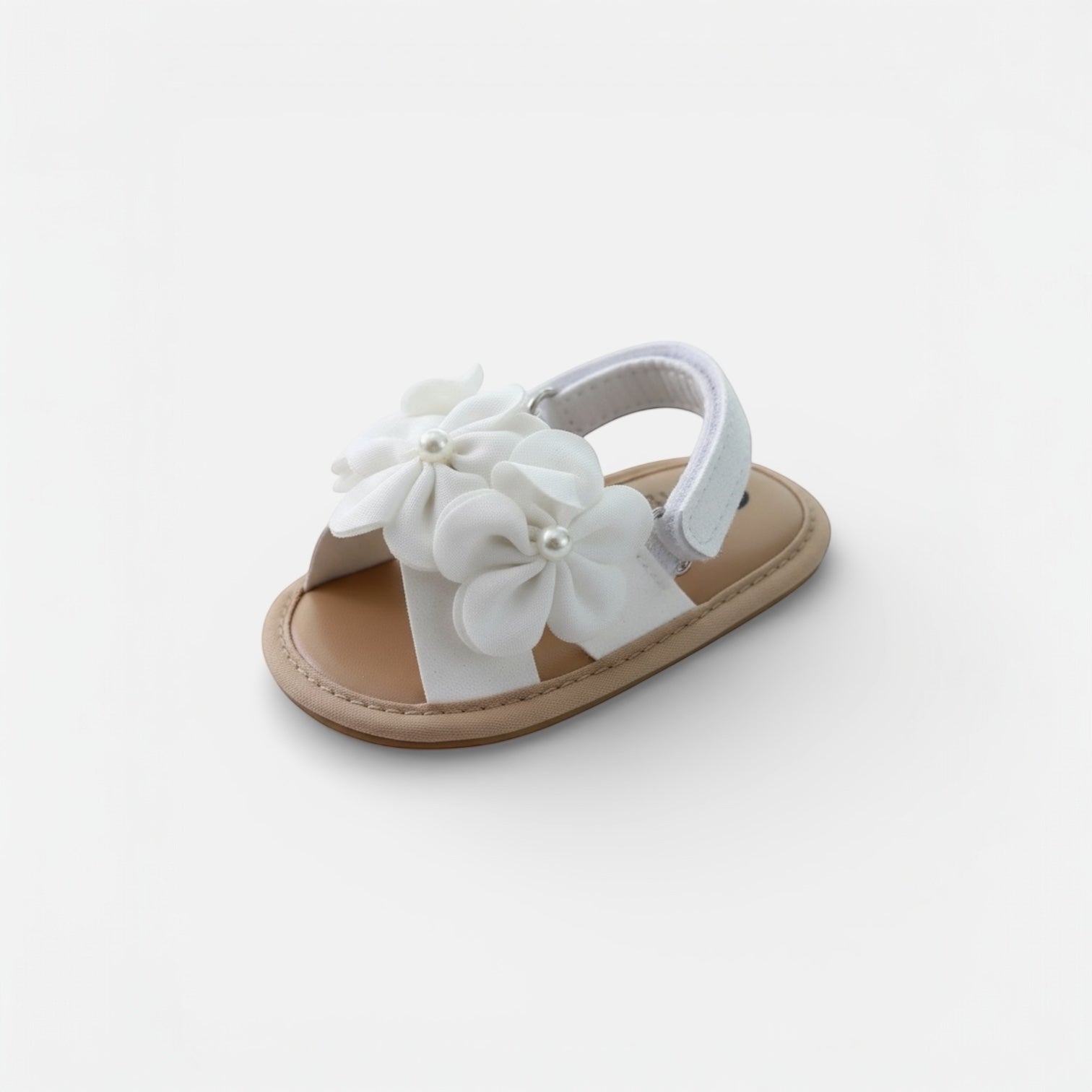 Sandalias de Flor Blancas