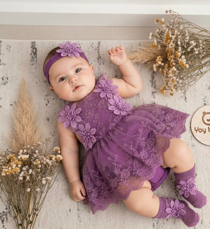Purple Wine Romper