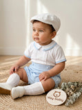 Set de Camisa y Short Lino BLESS AZUL