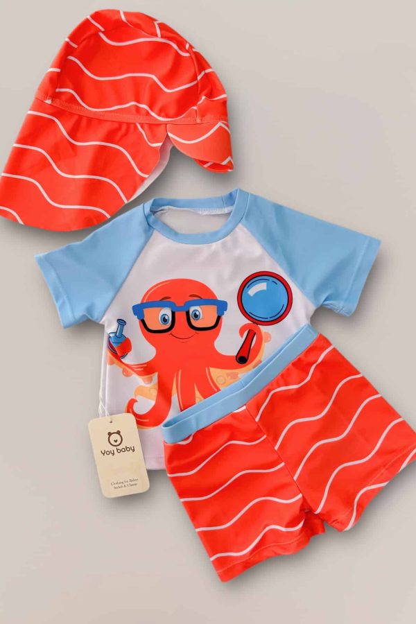 Traje de baño Pacifico con gorro