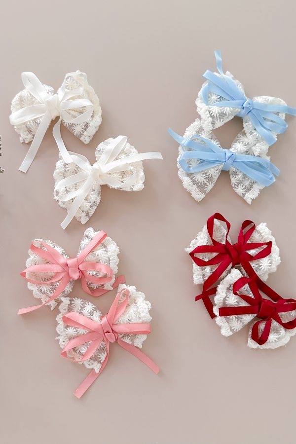 Hebilla Encaje Marfil x 2 Unidades